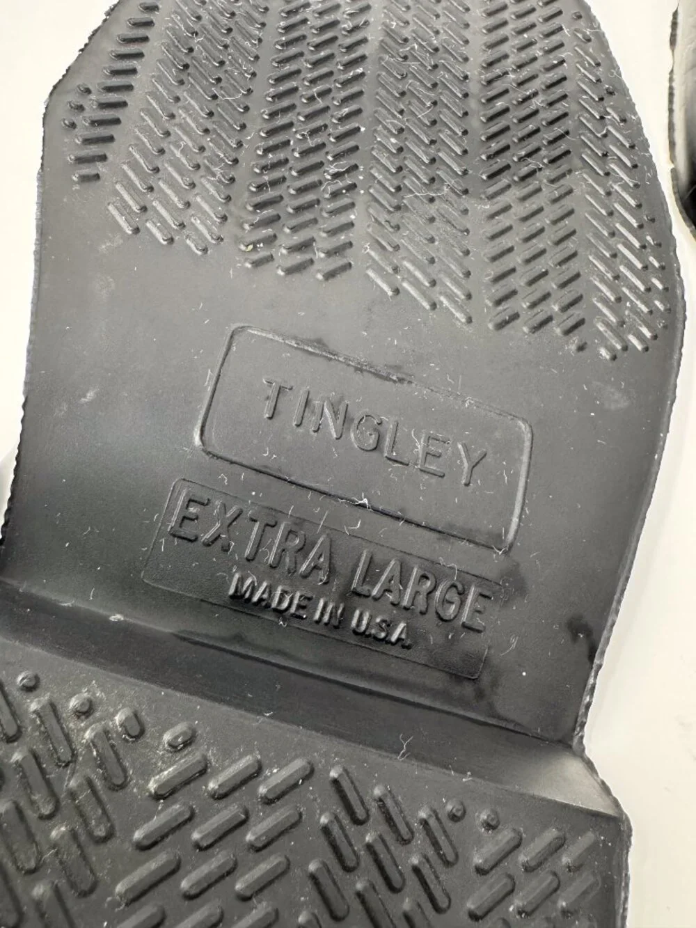 Vintage Tingley Black Rubber Overshoes XL Made USA Avant Garde Rain Galoshes